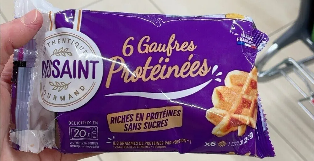 6 Gaufres Protéinées