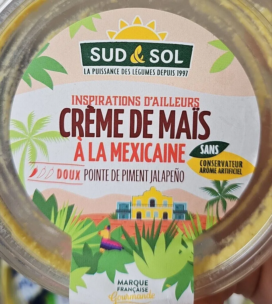 Crème de maïs a la mexicaine