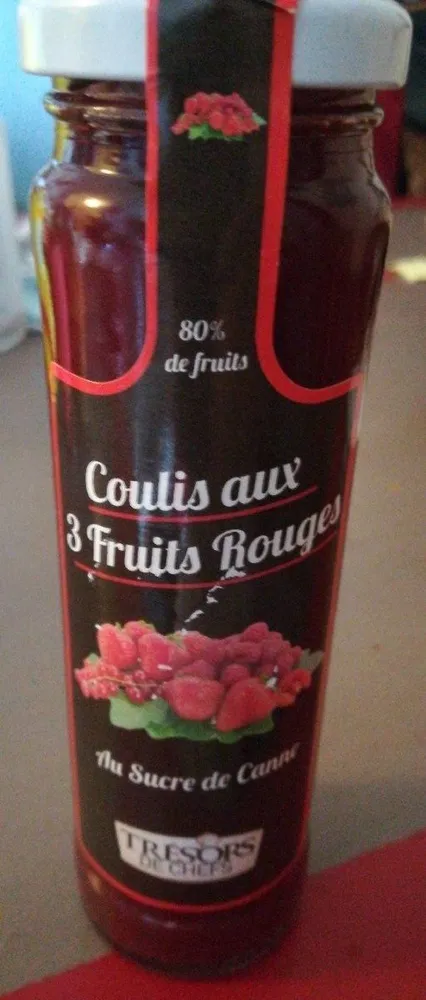Coulis aux 3 fruits rouges