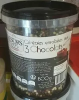 Céréales enrobées aux 3 chocolats