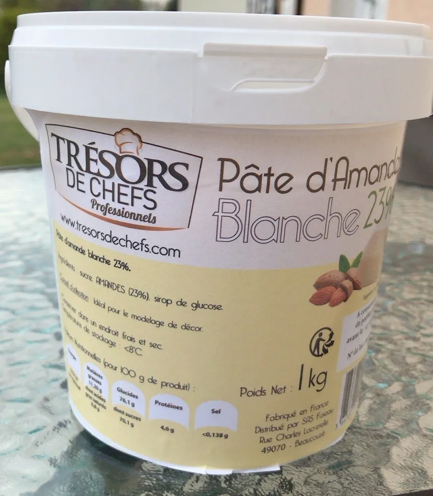 Pâte d’amande blanche 23%