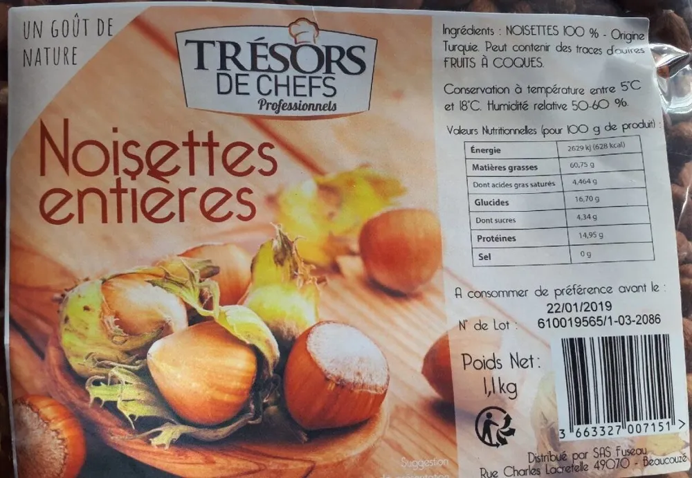 Noisettes Entières
