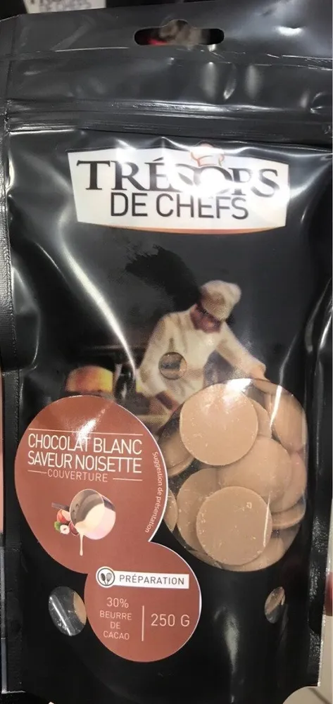 Chocolat Blanc saveur noisette