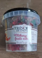 Mélange de fruits cubes