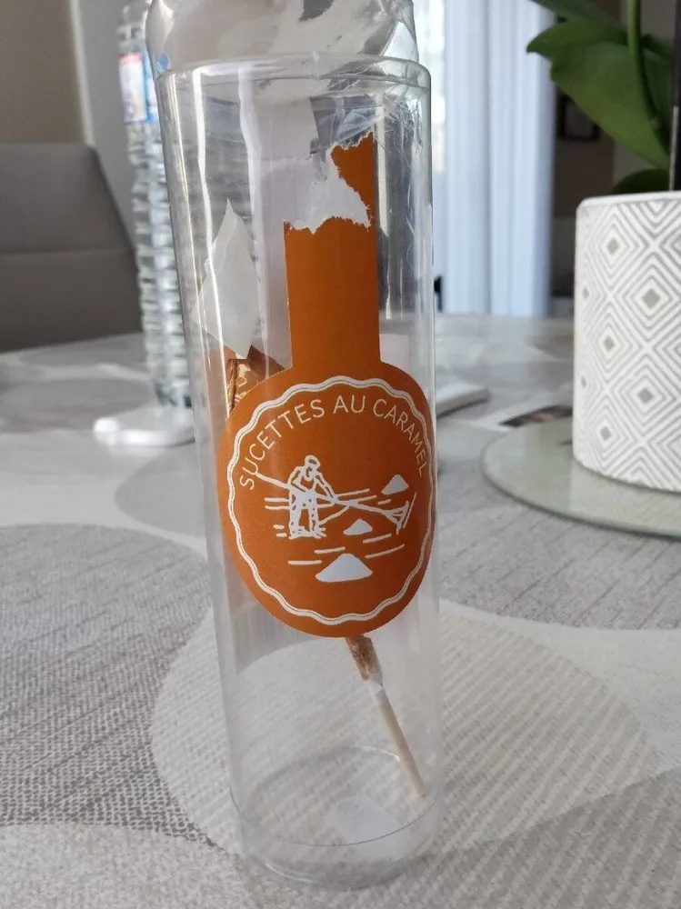 Sucettes au caramel