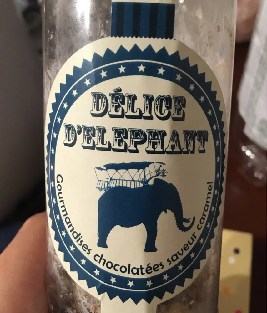 Délice d'Éléphant, Gourmandises chocolatées saveur caramel