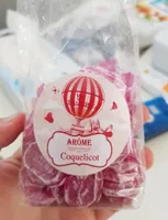 bonbon coquelicot