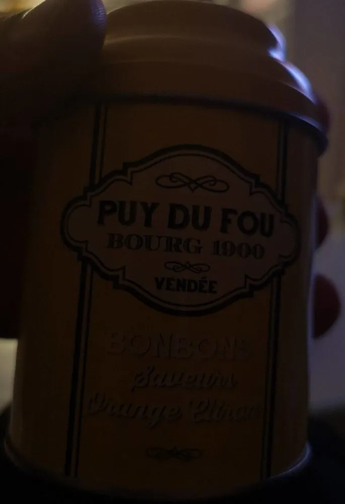 Bonbons saveur orange citron