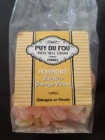 Bonbon saveur orange et citron