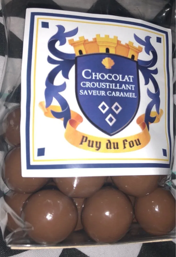 Chocolat croustillant saveur caramel