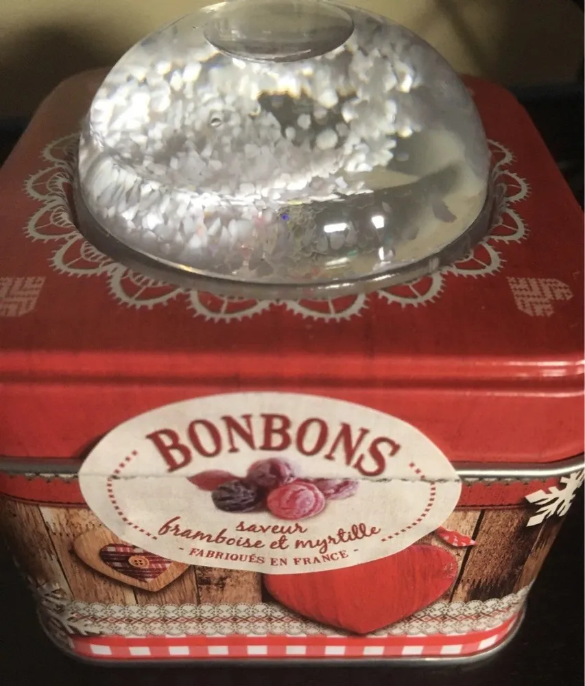 Bonbon saveur framboise myrtille