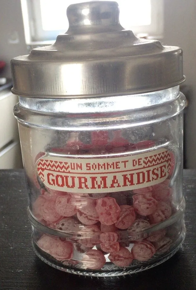 bonbon saveurs framboise et myrtille