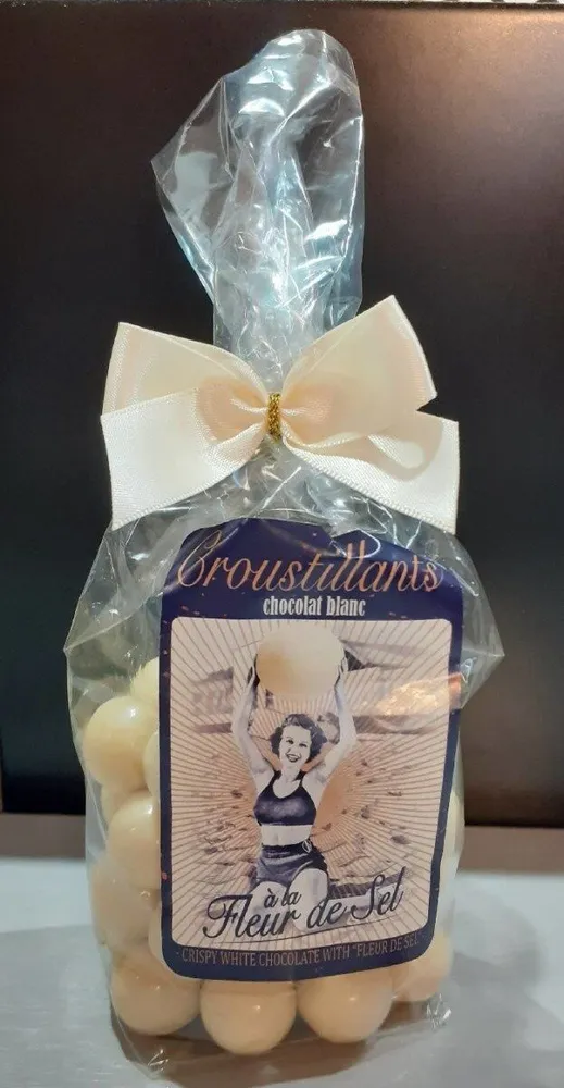 Croustillants chocolat blanc à la fleur de sel