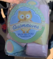 Guimauves roulées multicolores