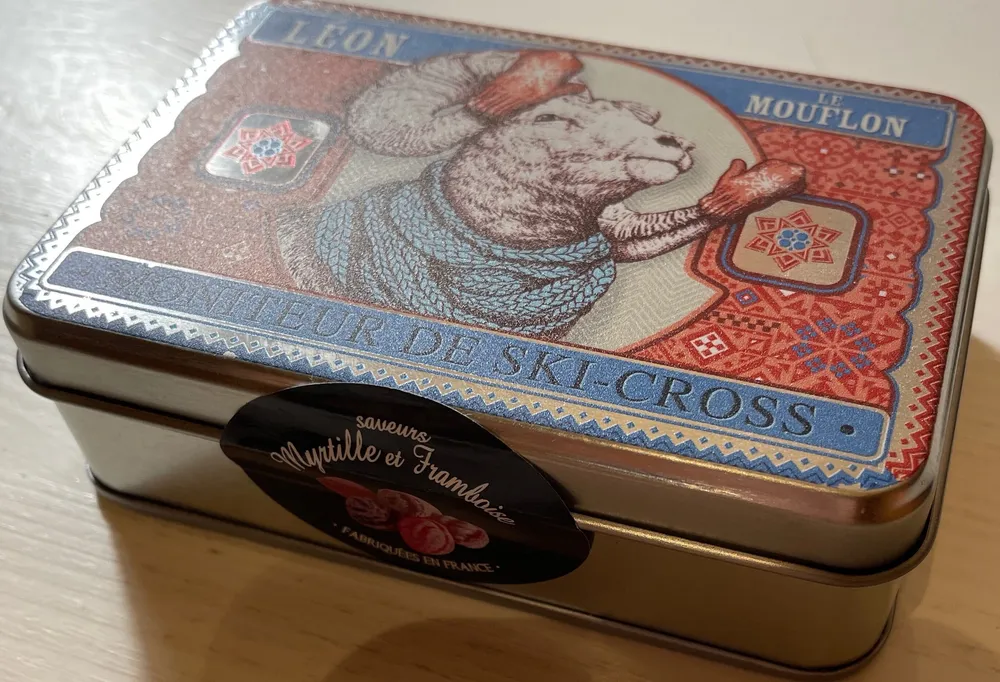 Bonbon saveurs framboise et myrtille
