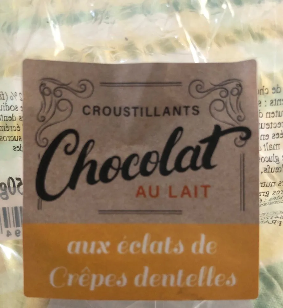 Croustillants chocolat au lait