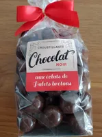 Croustillants chocolat noir aux éclats de palets breton