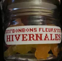 Bonbons fleurs hivernales