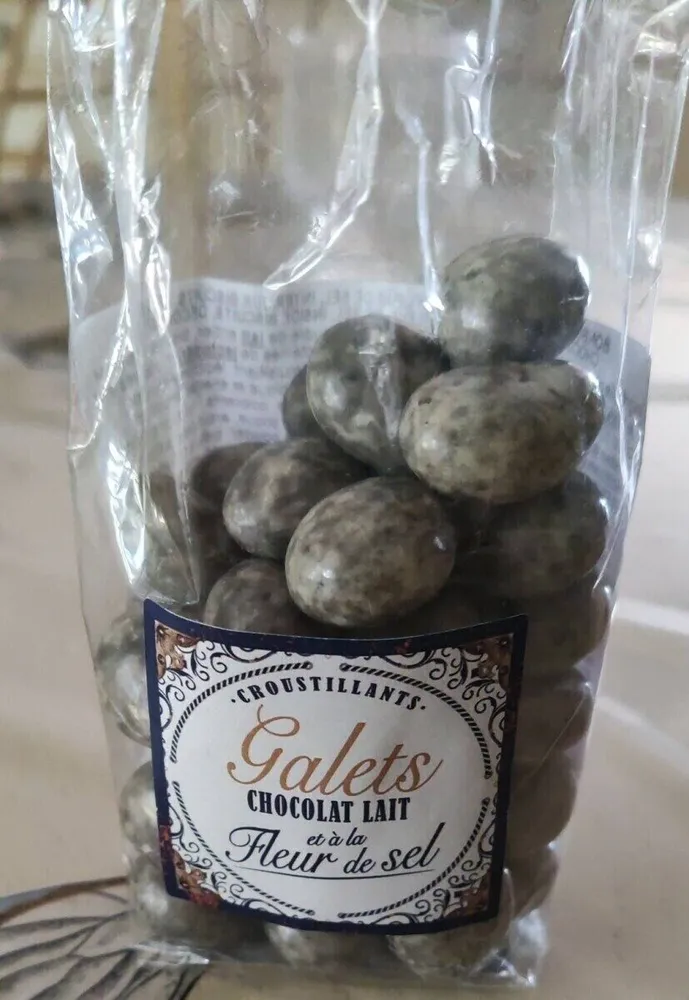Galet chocolat lait et fleur de sel