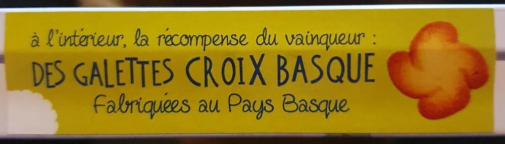 Galettes croix basque au beurre
