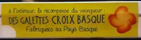 Galettes croix basque au beurre