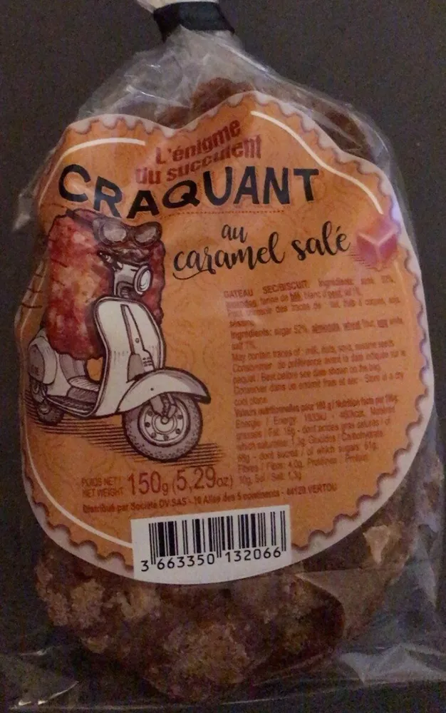 Craquant au caramel salé
