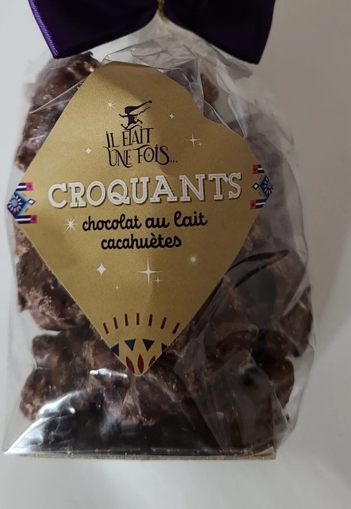 Croquants Chocolat au lait Cacahuètes