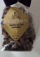Croquants Chocolat au lait Cacahuètes