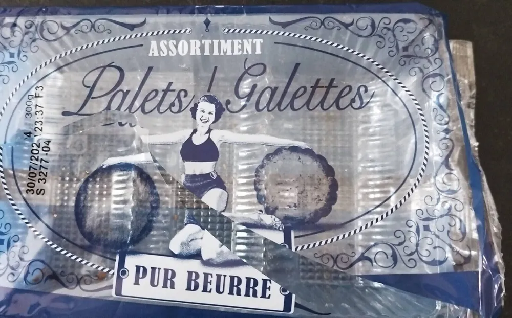 Assortiment palets galettes