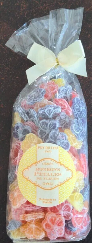 Bonbons pétales de fleurs