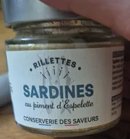 Rillettes sardines au piment d’espelette