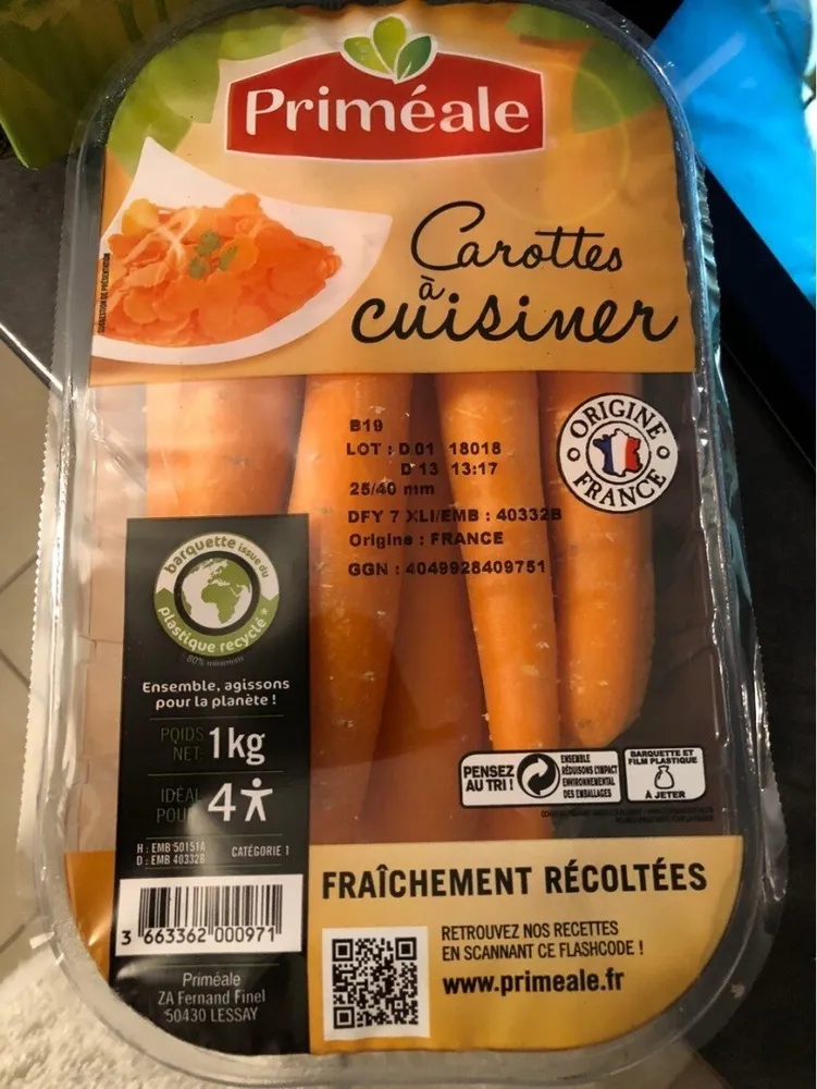 Carottes à cuisiner