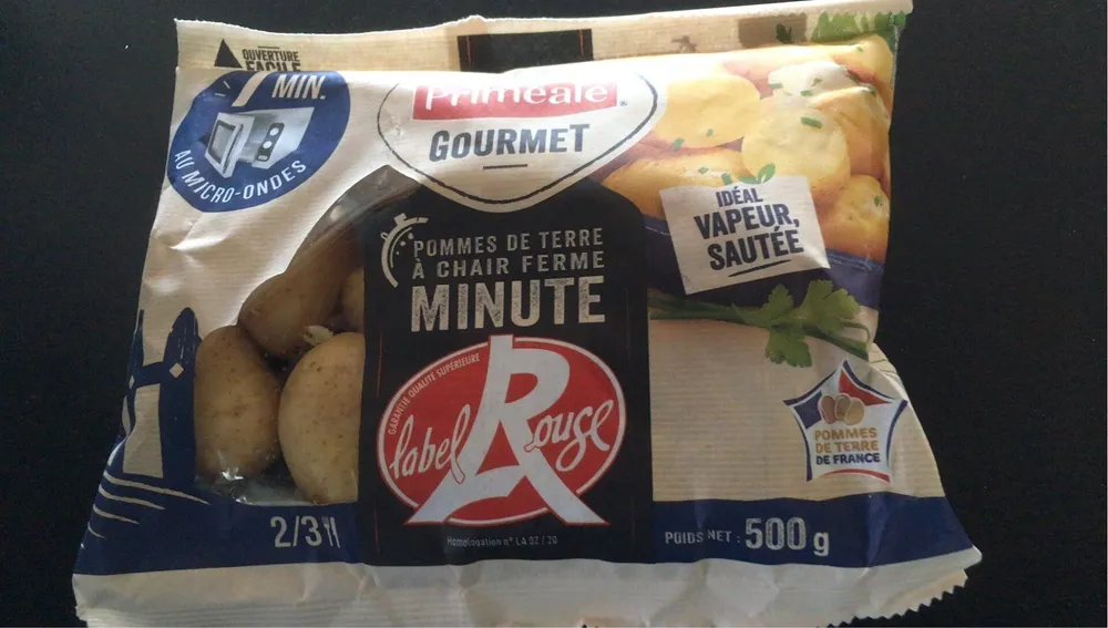 Pdt label rouge minute 500g
