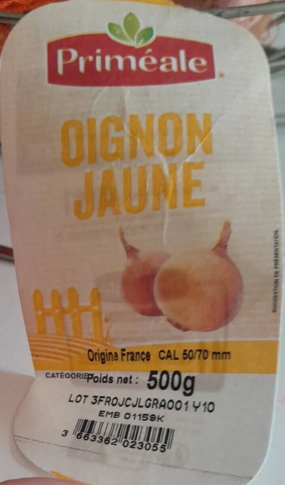 Oignon jaune