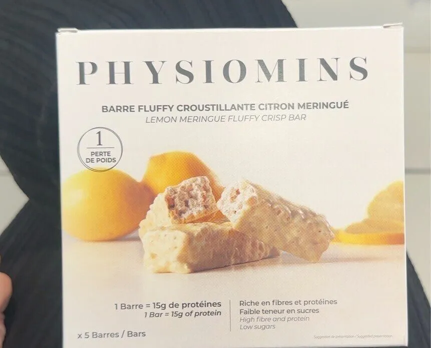 Barres fluffy croustillantes citron meringué