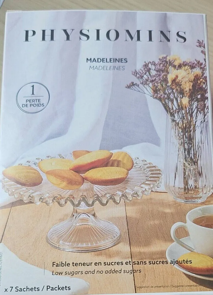Madeleines sans sucres ajoutés
