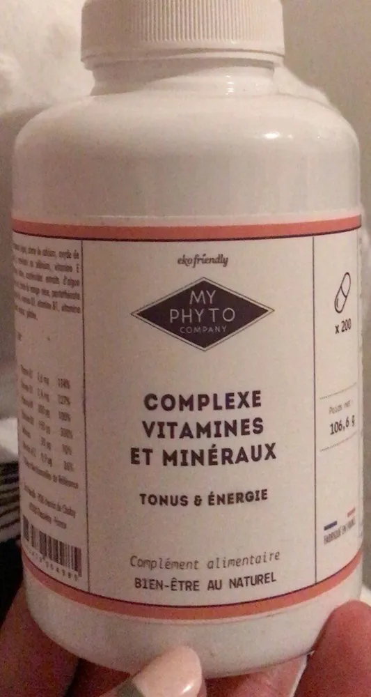 Complexe vitamines et minéraux