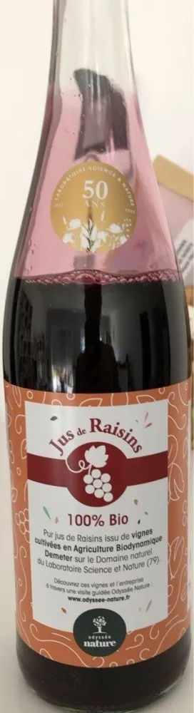 Jus de raisins