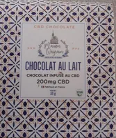 Chocolat au lait infusé au CBD