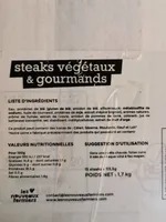 Steaks végétaux