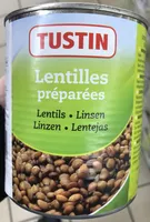 Lentilles préparées