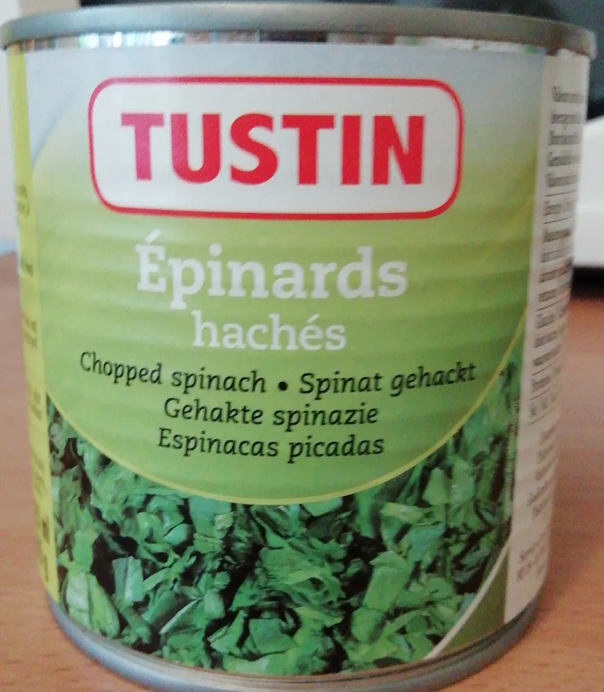 Épinards hachés