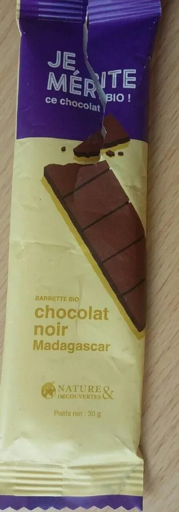 Chocolat noir Madagascar