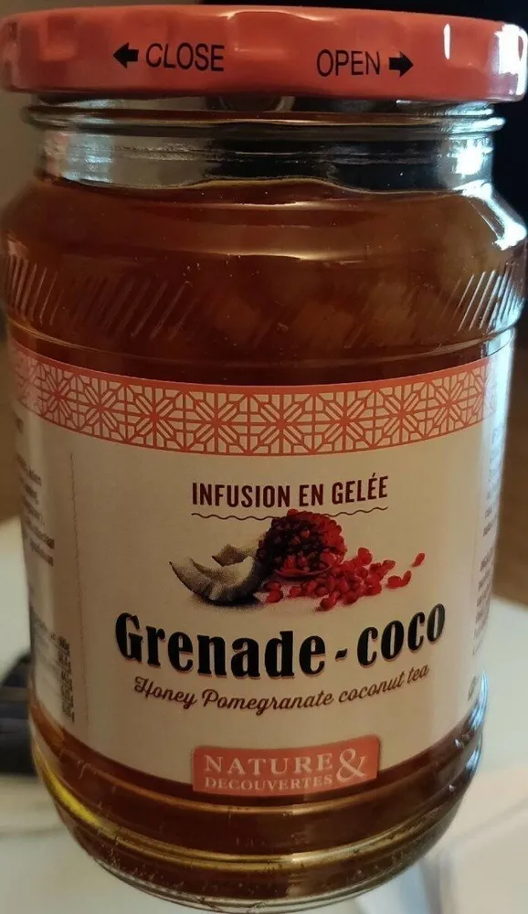 Infusion en gelée Grenade Coco