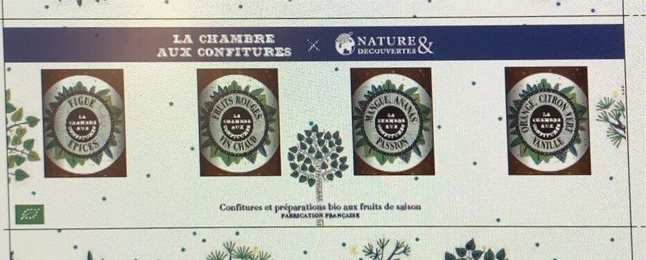Coffret 4 confitures Noel N&D