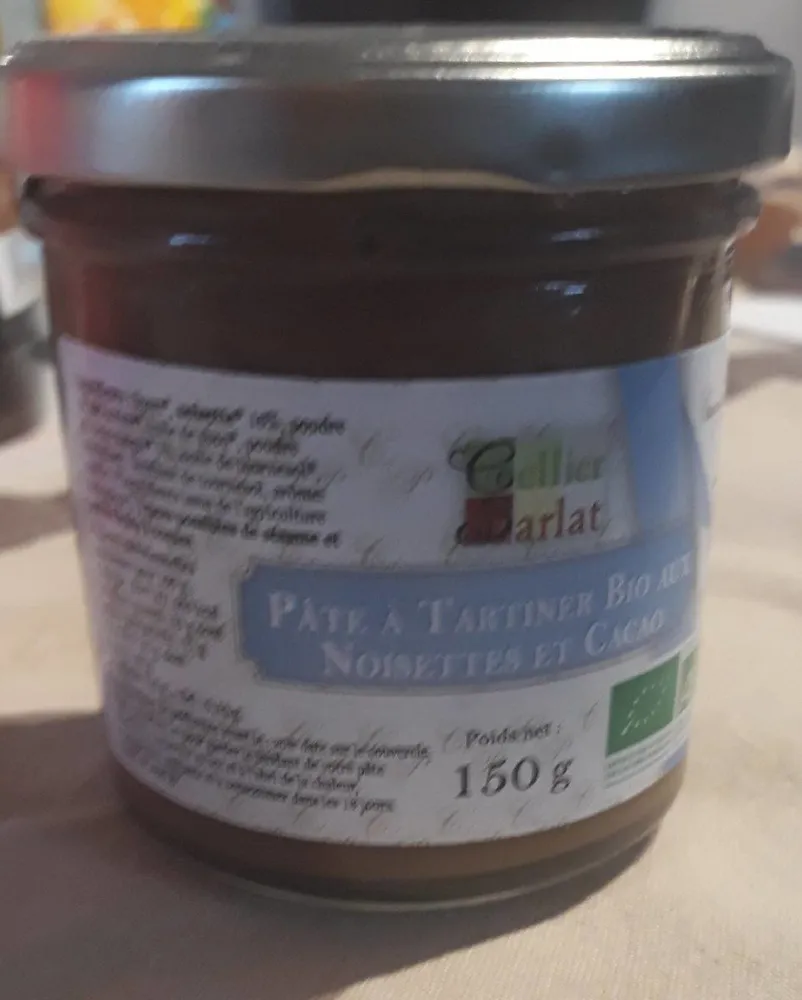 Pâte à Tartiner Bio aux Noisettes