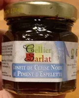 Confit de cerise noire au piment d’espelette