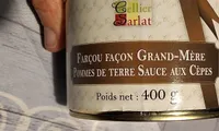 Farçou façon grand mère pommes de terre sauce aux cepes