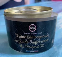 Terrine campagnarde au jus de truffesnoures du Périgord 3%