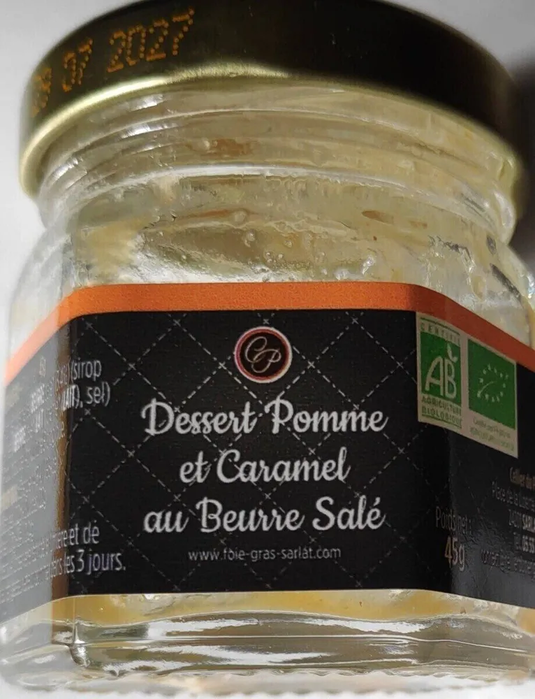 Dessert Pomme et Caramel au Beurre Salé